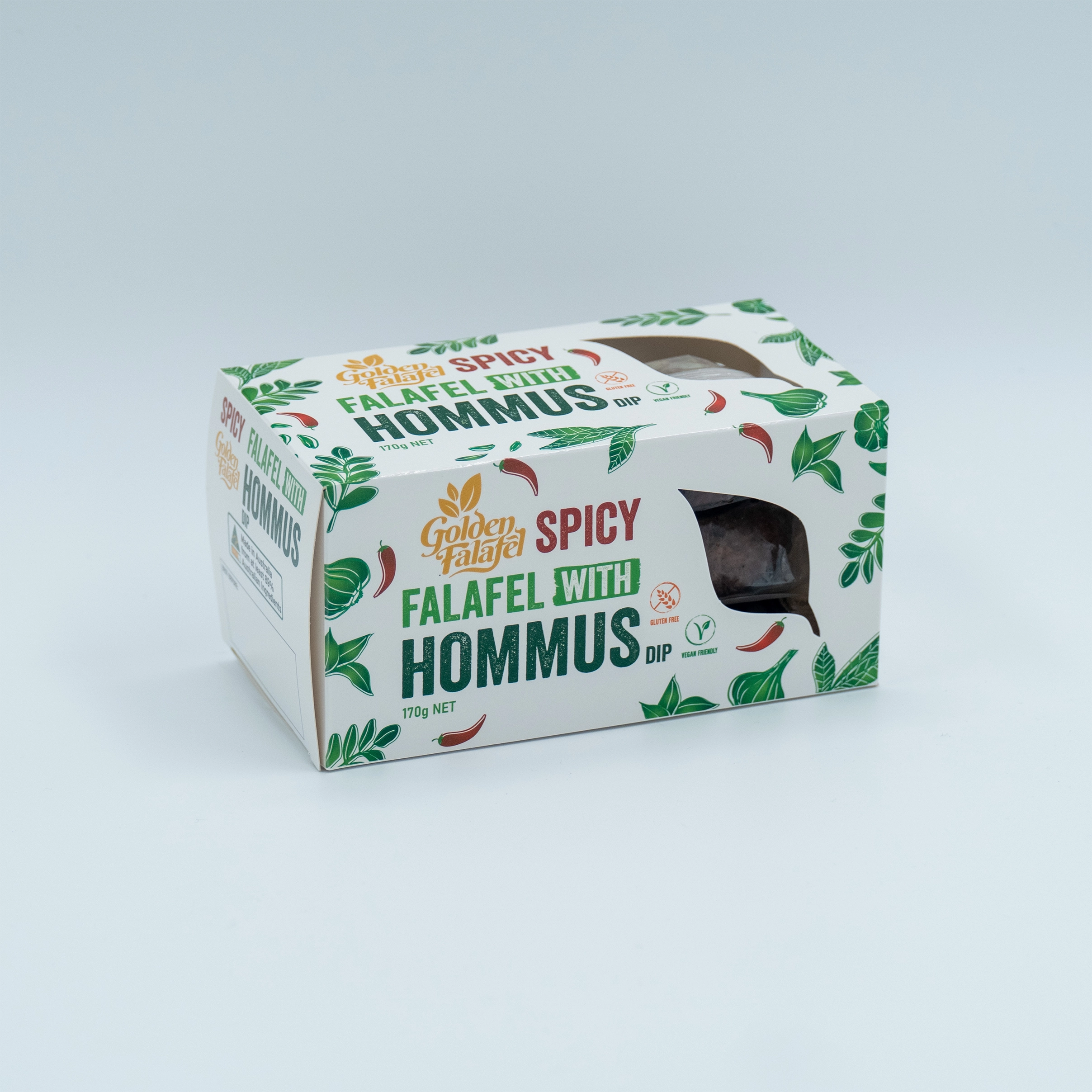 Spicy Falafel with Hommus Dip